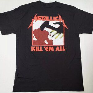 METALLICA T-shirt Kill Em All Heavy Metal Tee Shirt Black New